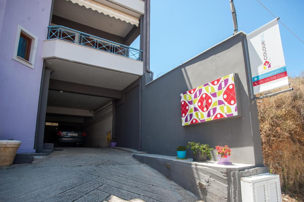 Colourful Apartments أرغوستولي المظهر الخارجي الصورة