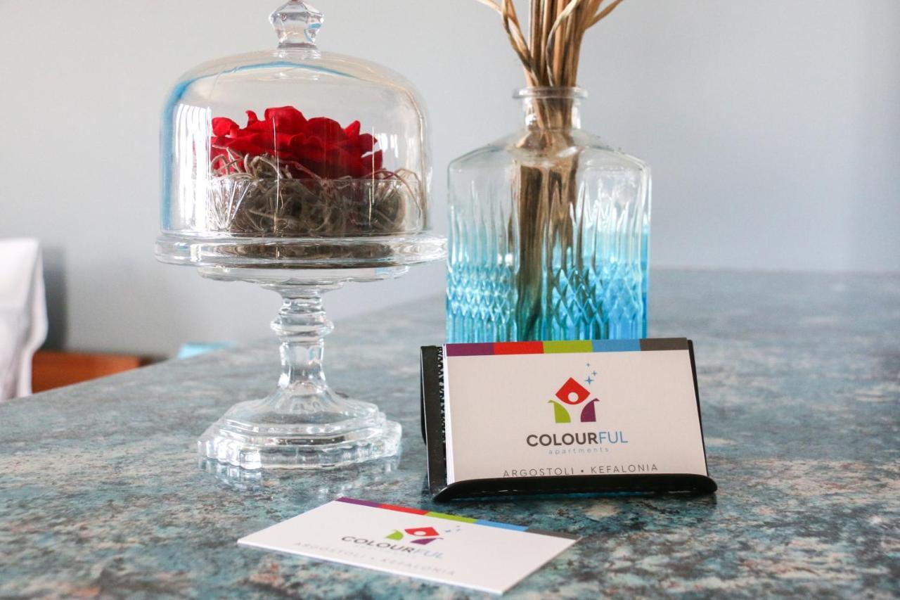 Colourful Apartments أرغوستولي المظهر الخارجي الصورة